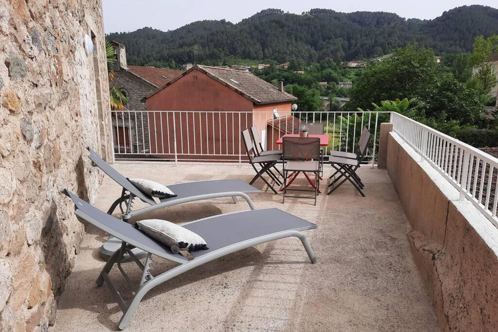 Saint Fortunat Sur Eyrieux : Gite 4 A 6 Personnes Exteriér fotografie